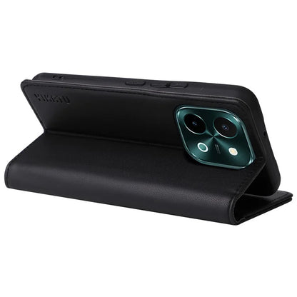 YIKATU YK-001 For vivo Y28 4G Case Card Slot Stand Leather Phone Cover Strong Magnetic