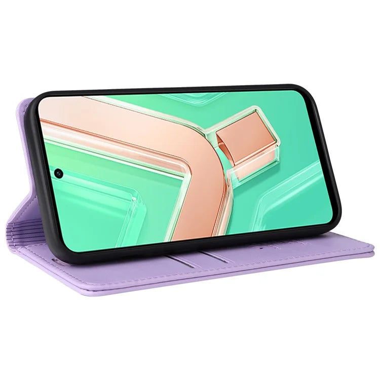 YIKATU YK-001 For vivo Y28 4G Case Card Slot Stand Leather Phone Cover Strong Magnetic