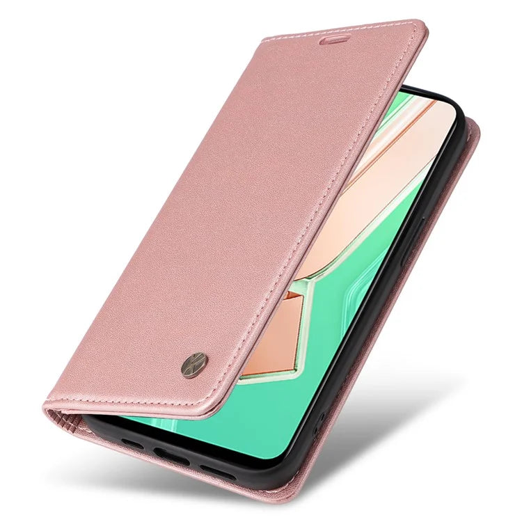 YIKATU YK-001 For vivo Y28 4G Case Card Slot Stand Leather Phone Cover Strong Magnetic