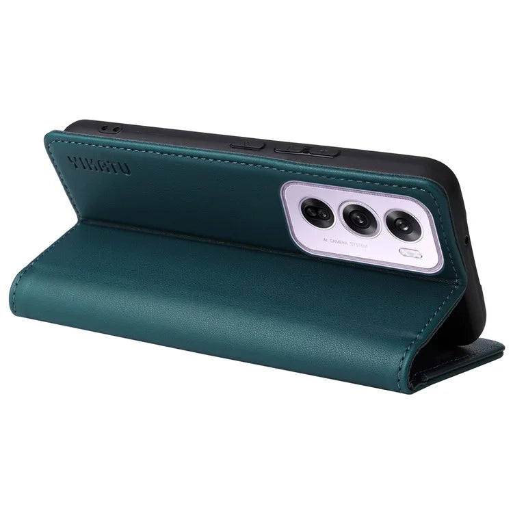 YIKATU YK-001 For Oppo Reno12 Pro 5G (China) / (Global) Case Leather Magnetic Auto-Absorbed Phone Cover