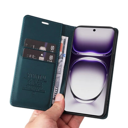 YIKATU YK-001 For Oppo Reno12 Pro 5G (China) / (Global) Case Leather Magnetic Auto-Absorbed Phone Cover