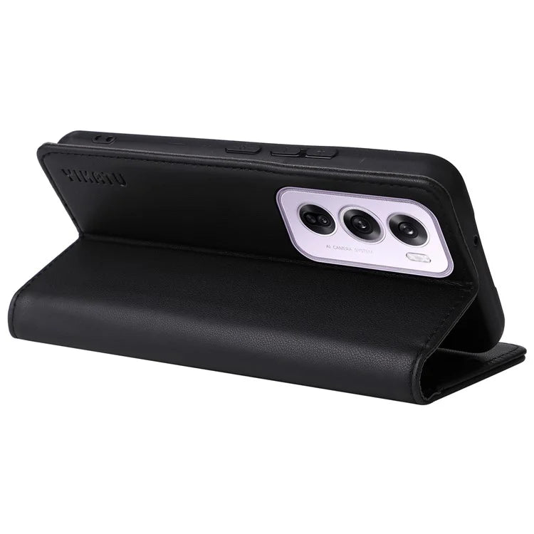 YIKATU YK-001 For Oppo Reno12 Pro 5G (China) / (Global) Case Leather Magnetic Auto-Absorbed Phone Cover