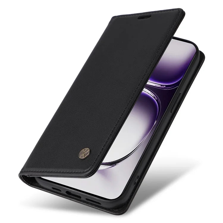 YIKATU YK-001 For Oppo Reno12 Pro 5G (China) / (Global) Case Leather Magnetic Auto-Absorbed Phone Cover