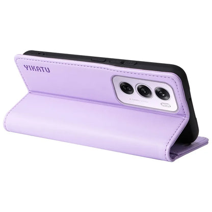 YIKATU YK-001 For Oppo Reno12 Pro 5G (China) / (Global) Case Leather Magnetic Auto-Absorbed Phone Cover