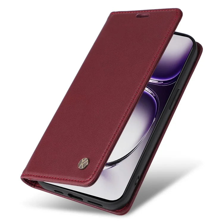 YIKATU YK-001 For Oppo Reno12 Pro 5G (China) / (Global) Case Leather Magnetic Auto-Absorbed Phone Cover