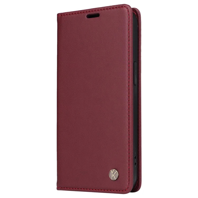 YIKATU YK-001 For Oppo Reno12 Pro 5G (China) / (Global) Case Leather Magnetic Auto-Absorbed Phone Cover