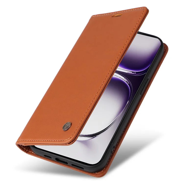 YIKATU YK-001 For Oppo Reno12 Pro 5G (China) / (Global) Case Leather Magnetic Auto-Absorbed Phone Cover