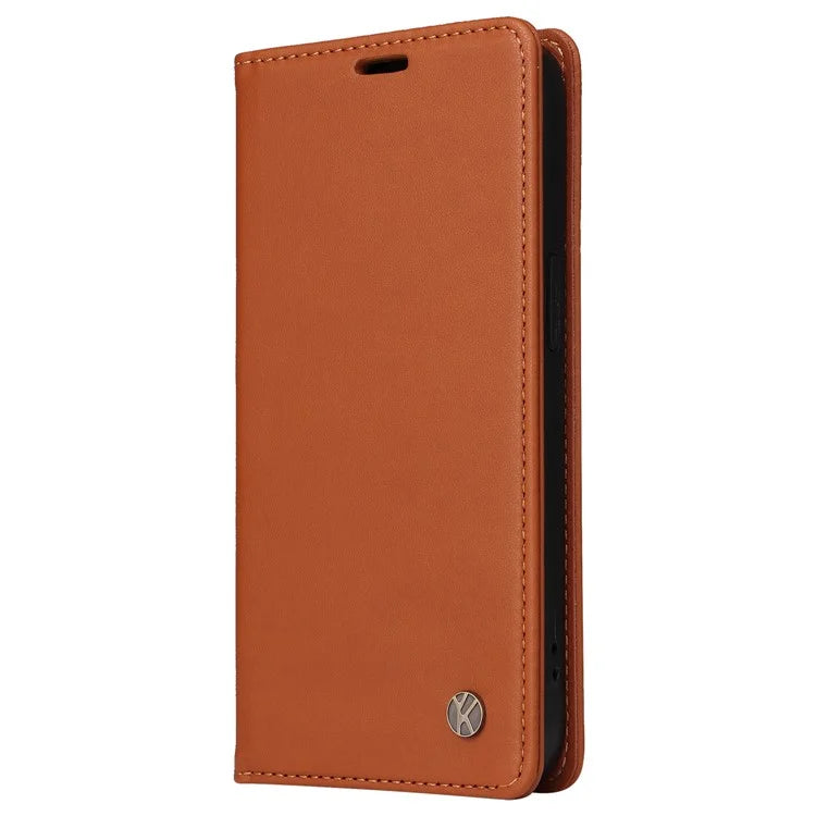 YIKATU YK-001 For Oppo Reno12 Pro 5G (China) / (Global) Case Leather Magnetic Auto-Absorbed Phone Cover