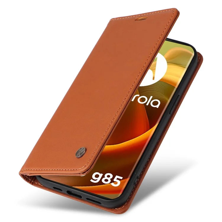 YIKATU YK-001 For Motorola Moto G85 5G / S50 Neo 5G Wallet Case Strong Magnetic Leather Phone Cover