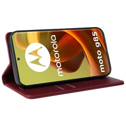 YIKATU YK-001 For Motorola Moto G85 5G / S50 Neo 5G Wallet Case Strong Magnetic Leather Phone Cover