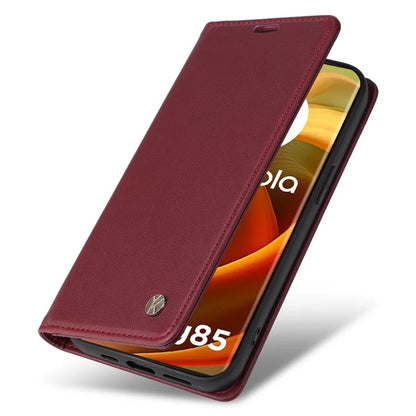 YIKATU YK-001 For Motorola Moto G85 5G / S50 Neo 5G Wallet Case Strong Magnetic Leather Phone Cover