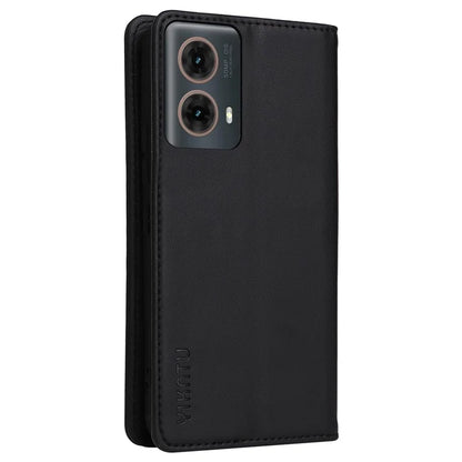 YIKATU YK-001 For Motorola Moto G85 5G / S50 Neo 5G Wallet Case Strong Magnetic Leather Phone Cover