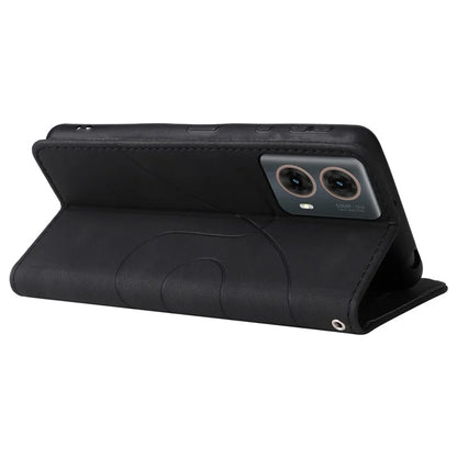 KT Leather Series-1 For Motorola Moto G85 5G / S50 Neo 5G Color Splicing Wallet Case Leather Phone Cover