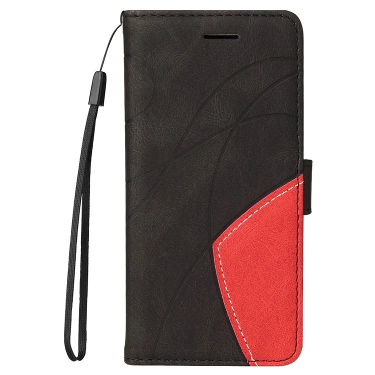 KT Leather Series-1 For Motorola Moto G85 5G / S50 Neo 5G Color Splicing Wallet Case Leather Phone Cover