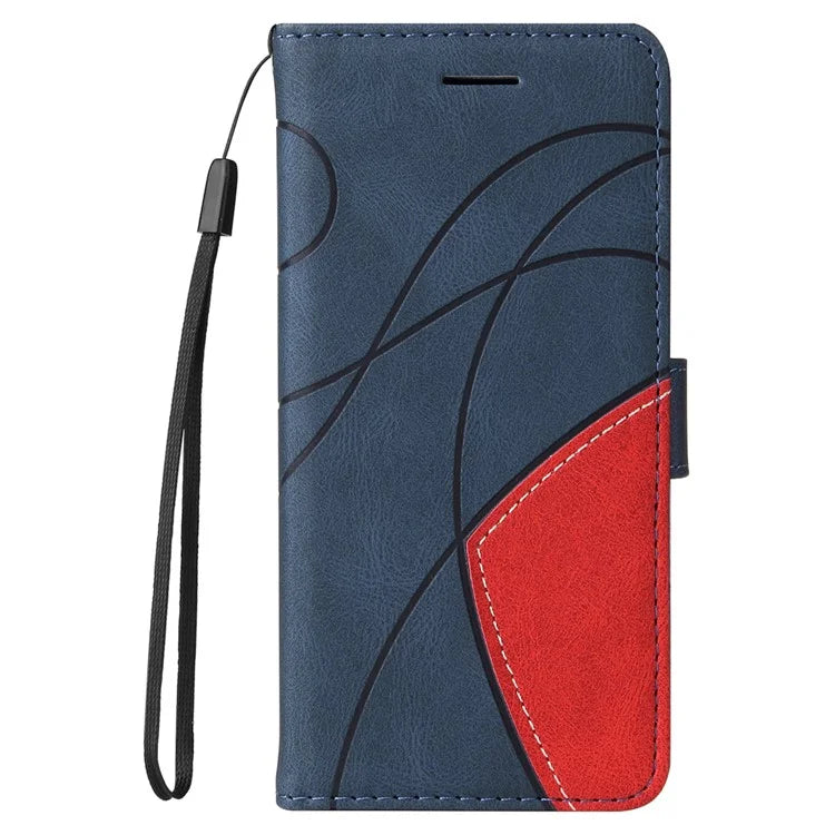 KT Leather Series-1 For Motorola Moto G85 5G / S50 Neo 5G Color Splicing Wallet Case Leather Phone Cover