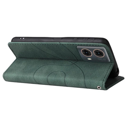 KT Leather Series-1 For Motorola Moto G85 5G / S50 Neo 5G Color Splicing Wallet Case Leather Phone Cover