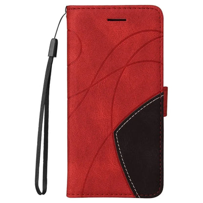 KT Leather Series-1 For Motorola Moto G85 5G / S50 Neo 5G Color Splicing Wallet Case Leather Phone Cover