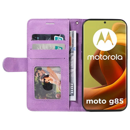 KT Leather Series-1 For Motorola Moto G85 5G / S50 Neo 5G Color Splicing Wallet Case Leather Phone Cover