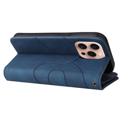 KT Multi-Function Series-5 For iPhone 16 Pro Cover PU Leather Dual Color Splicing Wallet Cell Phone Case