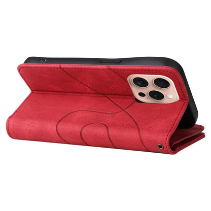 KT Multi-Function Series-5 For iPhone 16 Pro Cover PU Leather Dual Color Splicing Wallet Cell Phone Case