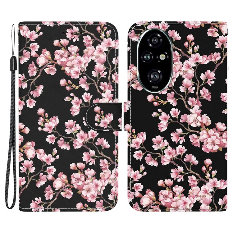 For Honor 200 Pro 5G Stand Case Pattern Print Leather Wallet Phone Cover