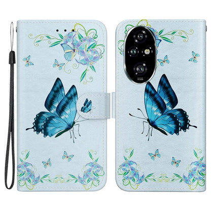 For Honor 200 Pro 5G Stand Case Pattern Print Leather Wallet Phone Cover