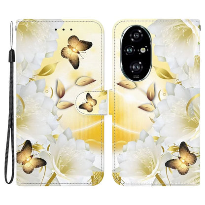 For Honor 200 Pro 5G Stand Case Pattern Print Leather Wallet Phone Cover