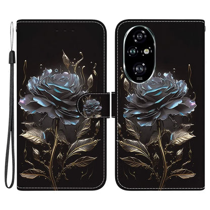 For Honor 200 Pro 5G Stand Case Pattern Print Leather Wallet Phone Cover