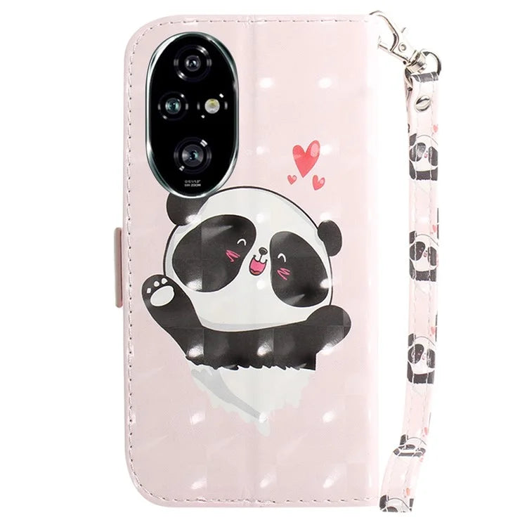 For Honor 200 Pro 5G Case Pattern Print PU Leather Wallet Phone Cover
