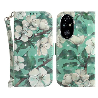 For Honor 200 Pro 5G Case Pattern Print PU Leather Wallet Phone Cover