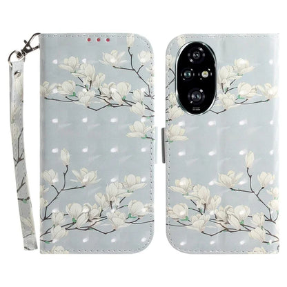 For Honor 200 Pro 5G Case Pattern Print PU Leather Wallet Phone Cover