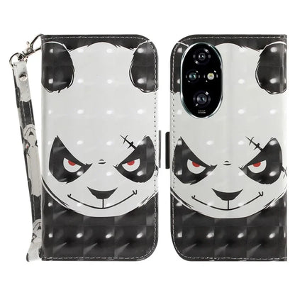 For Honor 200 Pro 5G Case Pattern Print PU Leather Wallet Phone Cover