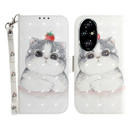 For Honor 200 Pro 5G Case Pattern Print PU Leather Wallet Phone Cover