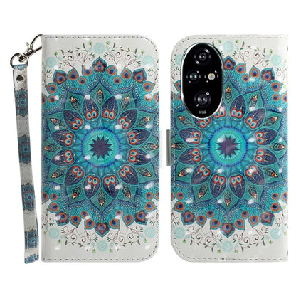 For Honor 200 Pro 5G Case Pattern Print PU Leather Wallet Phone Cover
