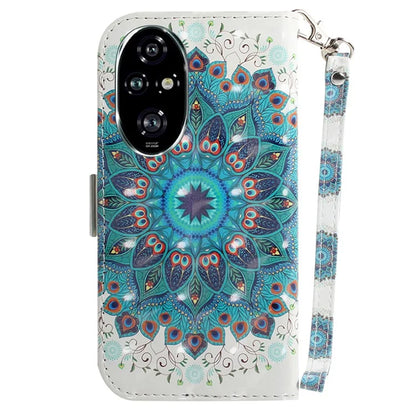 For Honor 200 Pro 5G Case Pattern Print PU Leather Wallet Phone Cover