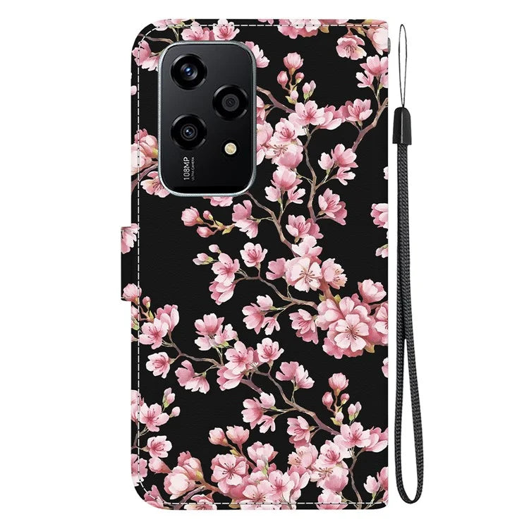For Honor 200 Lite Stand Case Pattern Print Leather Wallet Phone Cover