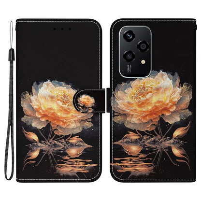 For Honor 200 Lite Stand Case Pattern Print Leather Wallet Phone Cover