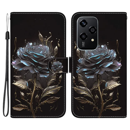 For Honor 200 Lite Stand Case Pattern Print Leather Wallet Phone Cover