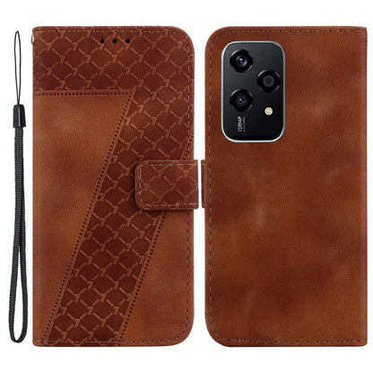 For Honor 200 Lite Case Pattern Imprint Leather Stand Phone Cover with Wallet