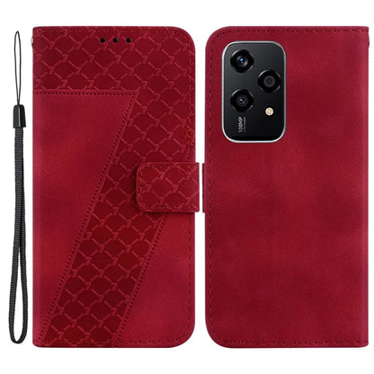 For Honor 200 Lite Case Pattern Imprint Leather Stand Phone Cover with Wallet