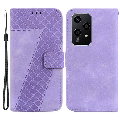For Honor 200 Lite Case Pattern Imprint Leather Stand Phone Cover with Wallet