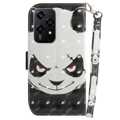 For Honor 200 Lite Stand Case Pattern Print PU Leather Wallet Phone Cover