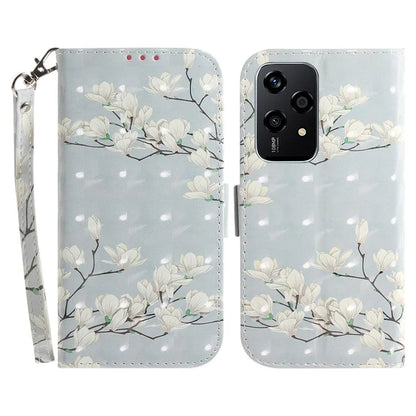 For Honor 200 Lite Stand Case Pattern Print PU Leather Wallet Phone Cover