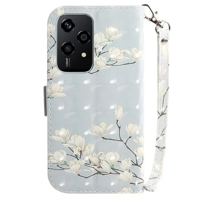 For Honor 200 Lite Stand Case Pattern Print PU Leather Wallet Phone Cover