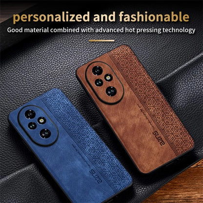 AZNS For Honor 200 5G Shockproof Case Anti-Drop PU+TPU Phone Cover