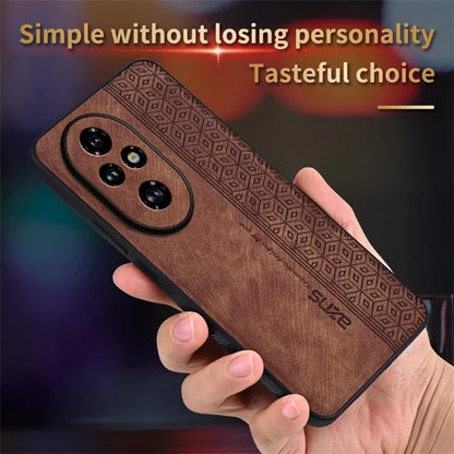 AZNS For Honor 200 5G Shockproof Case Anti-Drop PU+TPU Phone Cover