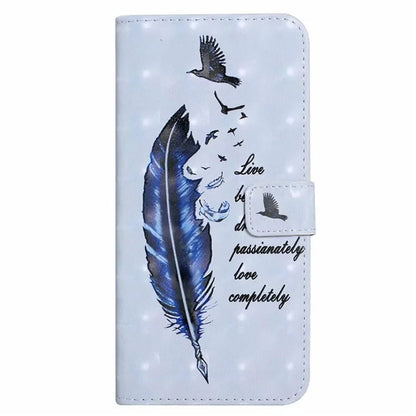 For Samsung Galaxy S24 FE Case 3D Pattern Printed Leather Phone Cover Card Holder