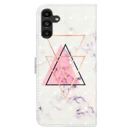 For Samsung Galaxy S24 FE Case 3D Pattern Printed Leather Phone Cover Card Holder
