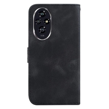 For Honor 200 5G Stand Case Pattern Imprint Leather Wallet Phone Cover with Strap