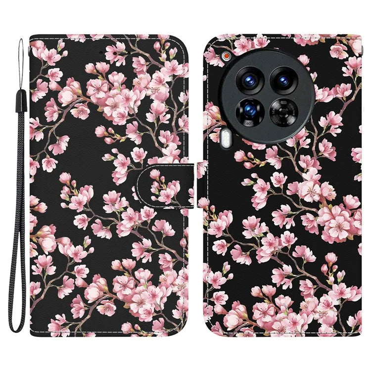 For TECNO Camon 30 Premier 5G Stand Wallet Case Pattern Print Leather Phone Cover